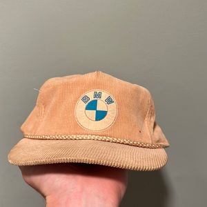 Vintage BMW corduroy hat